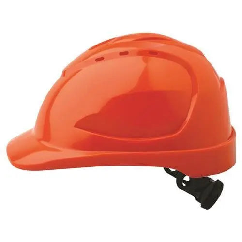 Pro Choice Hard Hat (V9) - Vented, 6 Point Ratchet Harness - HHV9R PPE Pro Choice ORANGE